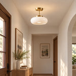 Charger l'image dans la visionneuse de galerie, Bauvia Bauhaus Modern Round Glass Ceiling Lamp