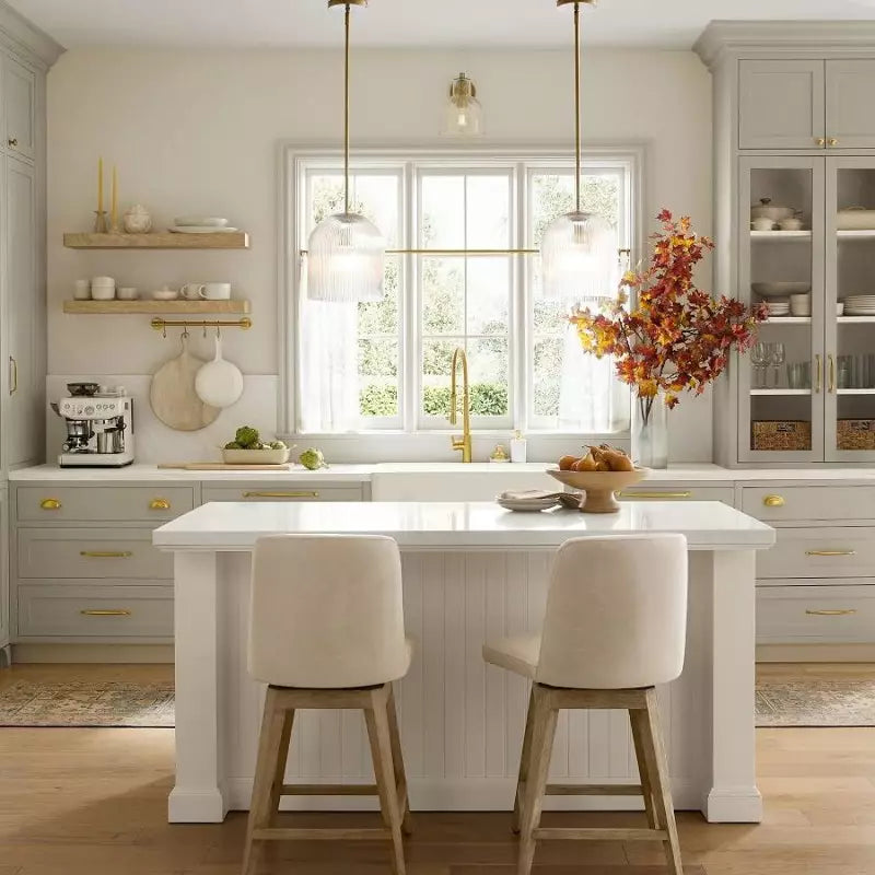 Ribbed Glass Pendant Light – Brass And Glass Pendant Light With Farmhouse Pendant Light Flair