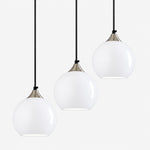 Charger l'image dans la visionneuse de galerie, Bubble Glass Globe 3 - Light Single Pendant Light With Adjustable Cord