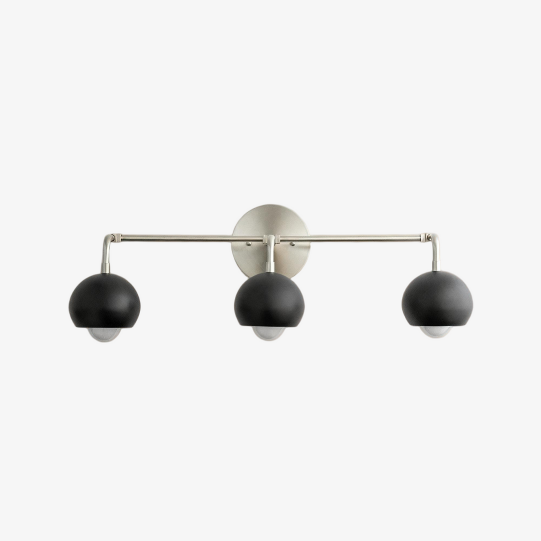 Metio Dome Decorative Vanity Light - Classic Orb Shade Bathroom Wall Lamp