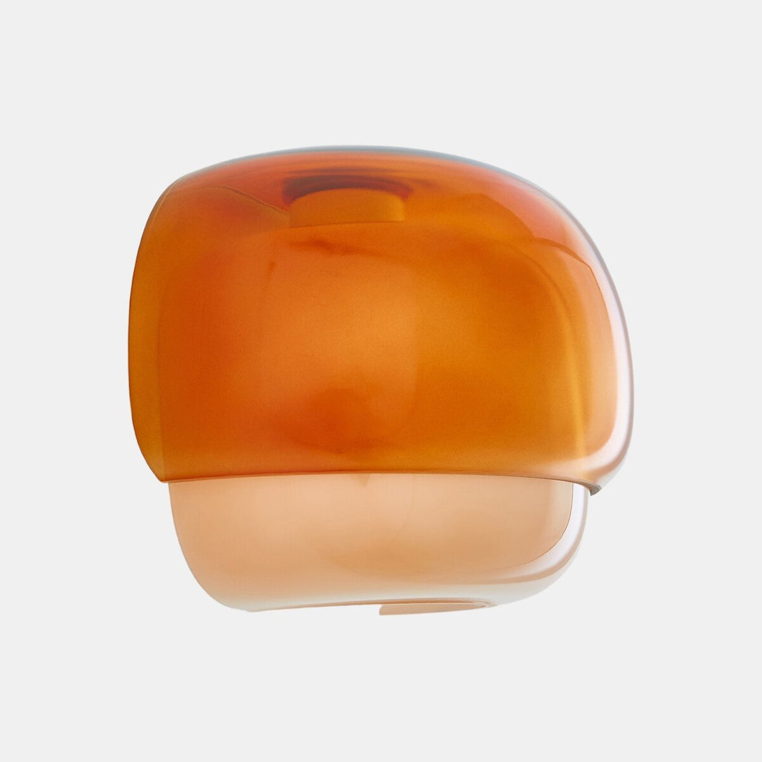 Aplique de pared Clinco con forma de globo de cristal contemporáneo: diseño moderno, iluminación versátil para salón, dormitorio y pasillo.