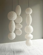 Bild in Gallery-Viewer laden, Stacked Paper Plug-In Pendant Lamp
