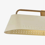 Bild in Gallery-Viewer laden, Libris Wandmontierte Bilderleuchte - Moderner Stahlrahmen mit Weichem Sandfarbener Schirm für Eingangsbereich &amp; Esszimmer