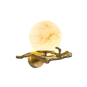 Retro Zweige Alabaster Wandleuchte