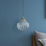 Bild in Gallery-Viewer laden, Hand-Blown Glass Brass Plug-In Swag Pendant
