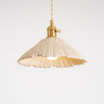 Bild in Gallery-Viewer laden, Textured Cement Gold Plug-In Swag Pendant