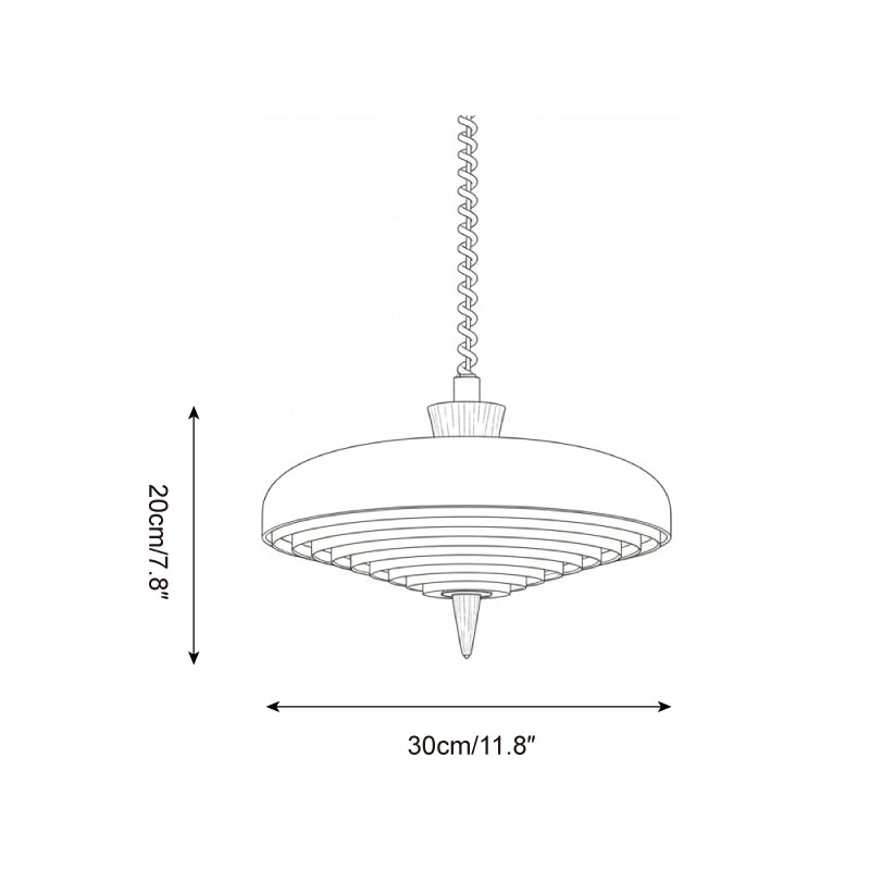 Vortex Spiral Pendelleuchte