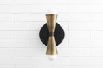 Cargar imagen en el visor de la Galería, Pyralis Cone Linear Statement Wall Sconce - Modern Two Light Fixture
