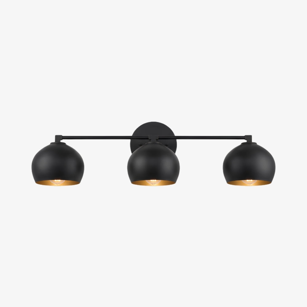 Auruca Globe Wall Light Bellflower Inspired Shape - Minimalist Metal Glass Sconce for Living Room