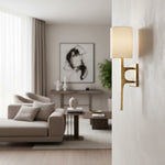 Load image into Gallery viewer, Mavora Minimalist Hammered Metal Linear Wall Light – Contemporary Accent Lighting Fixture
