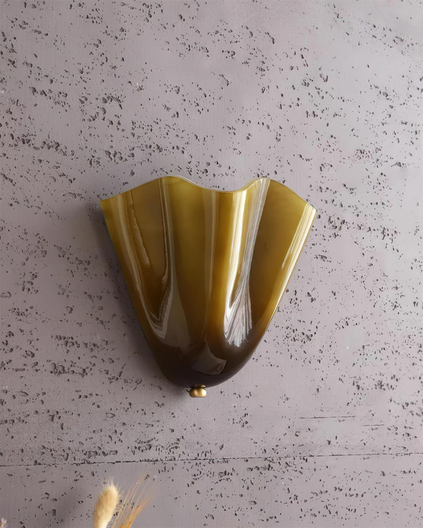 Bellina Modern Minimalist Glass Wall Lamp – Elegant Ambient Lighting for Bedroom & Hallway