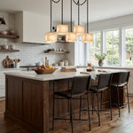 Bild in Gallery-Viewer laden, Frosted Alabaster Multi-Light Hardwired Chandelier