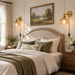 Charger l'image dans la visionneuse de galerie, Tulip glass plug-in wall sconce detail