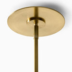Cargar imagen en el visor de la Galería, Lámpara colgante Rivolence Globe: elegante iluminación de latón
