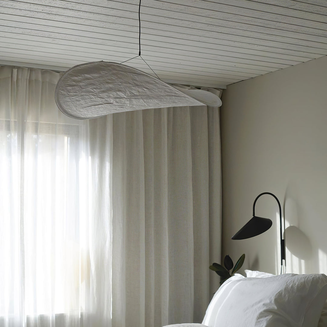 Cloudlike Mulberry Silk Plug-In Pendant Light