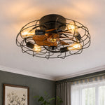 Cargar imagen en el visor de la Galería, Ceiling fan light room scene