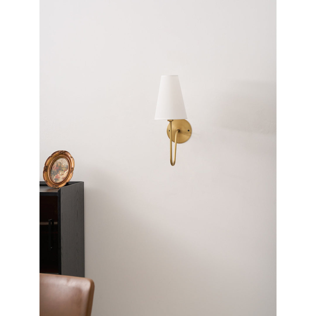 Organische Glas-Scoop-Wandlampe – Minimalistische Moderne Dekorative Ambient-Wandleuchte für Wohnzimmer