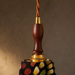 Cargar imagen en el visor de la Galería, Patterned Fabric Fish-Line Pendant Light