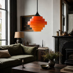 Charger l'image dans la visionneuse de galerie, Sanenos Gradient Glass Pendant Light – Retro Geometric Design