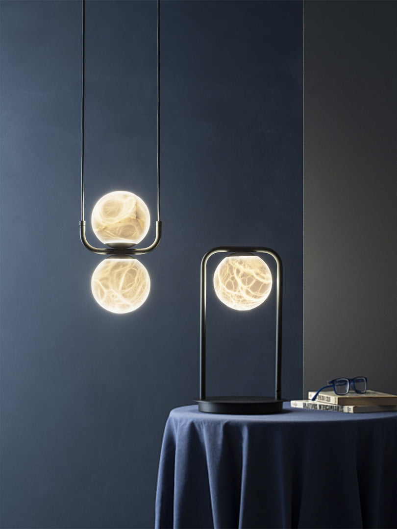 Lampe de table Tribeca en albâtre