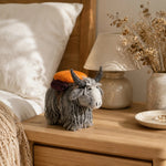 Cargar imagen en el visor de la Galería, Handmade Nepal Wool Felt Yak Ornament