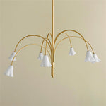 Load image into Gallery viewer, Flora Glass Chandelier
