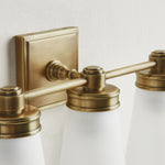 Load image into Gallery viewer, Derlina Glass Cone Wall Sconce - Modern Frosted Glass Shade Lighting

