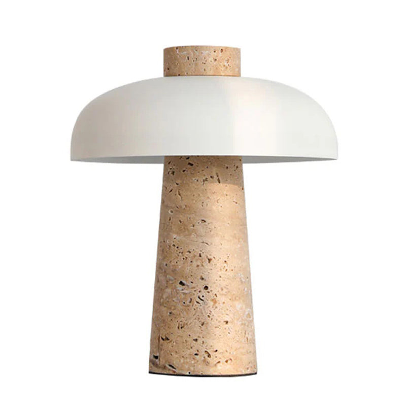 Carla Tischlampe aus Travertin