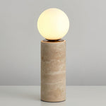 Charger l'image dans la visionneuse de galerie, Lampe de table en travertin Core