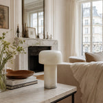 Bild in Gallery-Viewer laden, Dolomite and White Jade lamp on a living room table