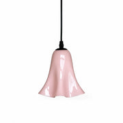 Blush pink glass pendant light