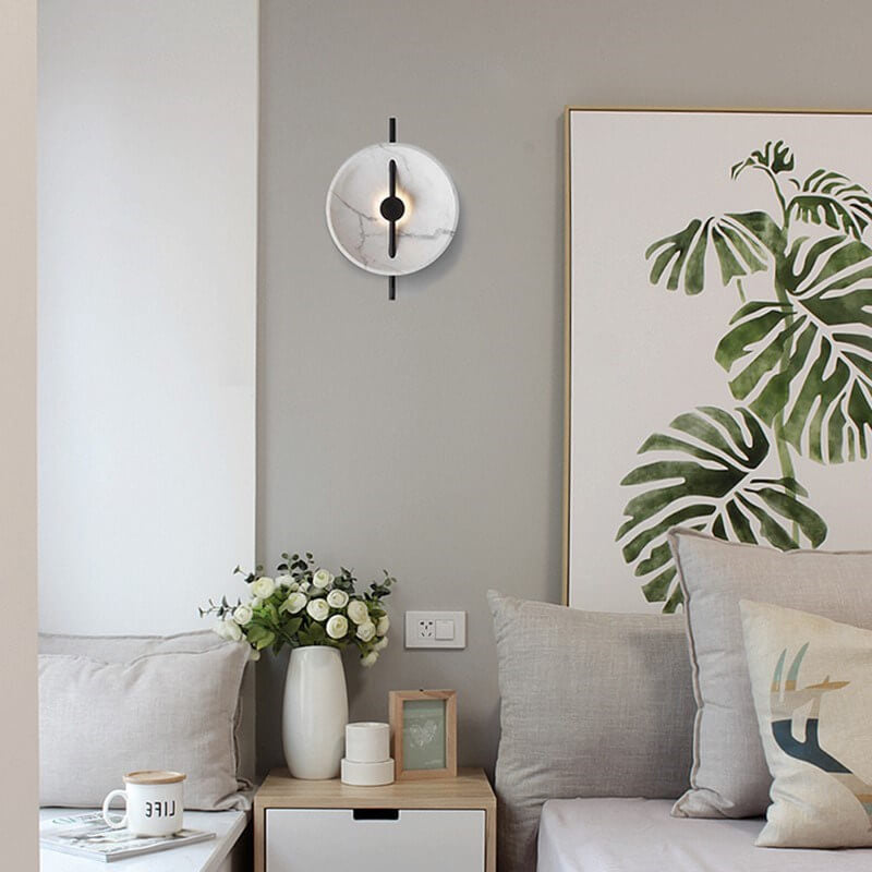 Nordic Round Resin Wall Light
