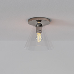 Cargar imagen en el visor de la Galería, Lámpara de techo Conica Cone Flush Mount: lámpara de techo de cristal para espacios modernos
