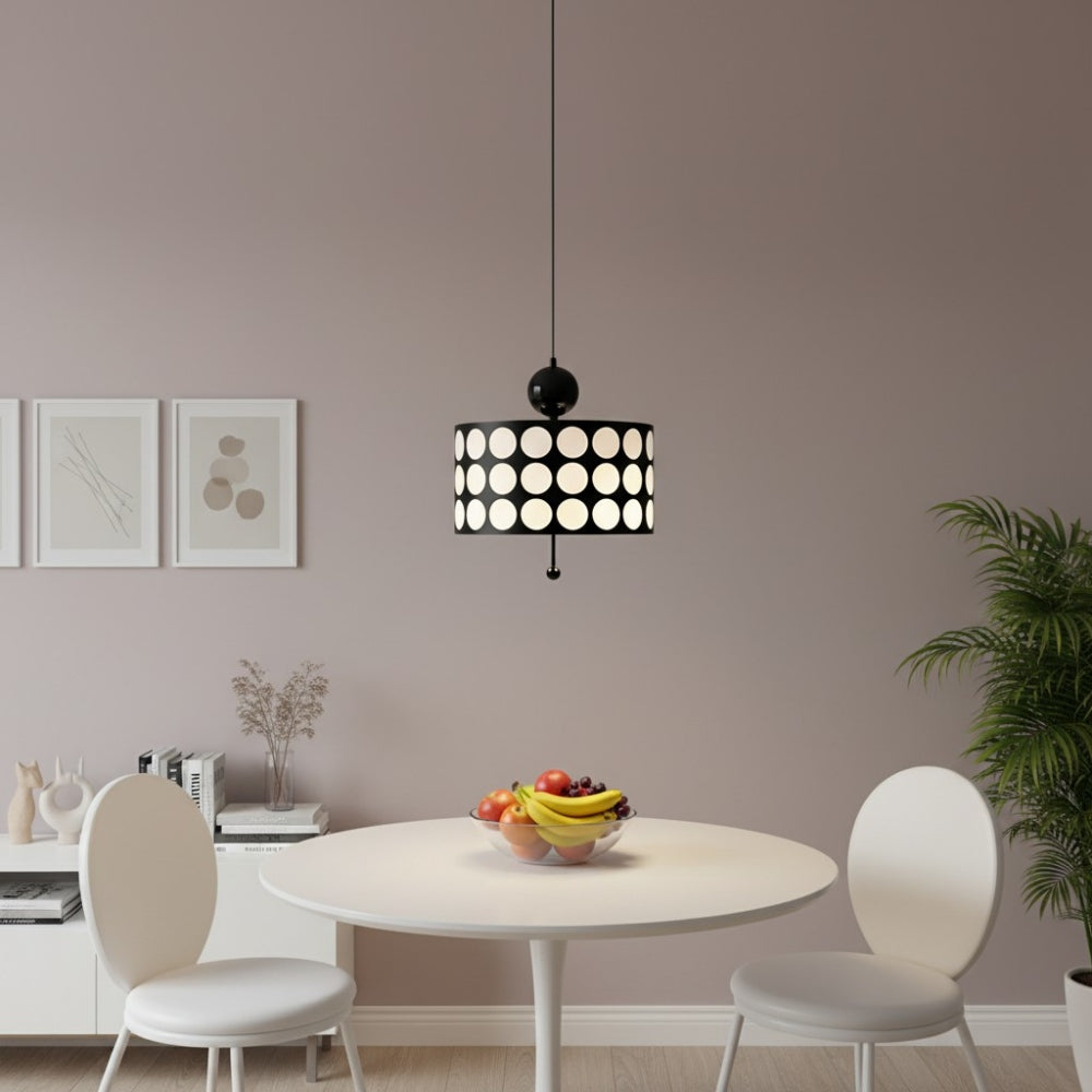 Dotrelia Grid Pendant Light - Modern Acrylic Lamp for Dining Room