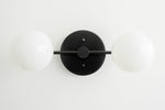 Cargar imagen en el visor de la Galería, Glorica Glass Vanity Light - Modern Brass Wall Sconce for Bathroom Style
