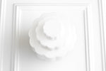 Charger l&#39;image dans la visionneuse de galerie, Geotower Glass Ribbed Cake Ceiling Light – Art Deco Modern Glass Globe Fixture for Living Room, Bedroom, Hallway
