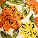 Load image into Gallery viewer, Liberty Fabric Floral Ceramic Table Lamp with Orange Handmade Base