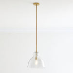 Cargar imagen en el visor de la Galería, Colección de lámparas colgantes de cristal Glavira: vidrio reciclado para la cocina
