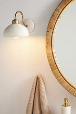 Load image into Gallery viewer, Radiica Ceramic Dome Sconce - Nordic Speckled Wall Light For Bedroom
