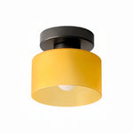 Charger l'image dans la visionneuse de galerie, Plafonnier moderne cylindrique en verre minimaliste Moriglaze pour entrée et salon