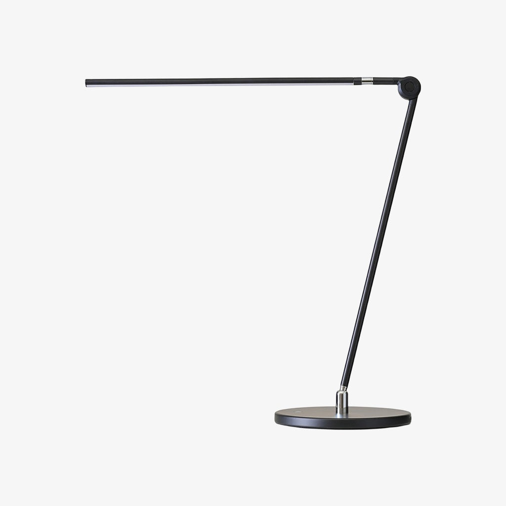 Lampe de Bureau Minimaliste Baluxis – Forme Linéaire Épurée Lampe LED de Table pour Espace de Travail