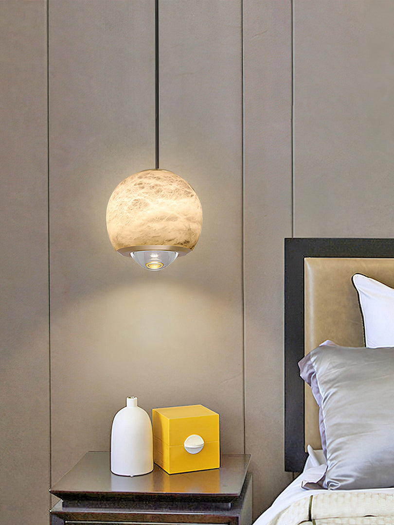 Ferox Alabaster Pendant Light