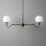 Load image into Gallery viewer, Glorica Glass Brass Chandelier Lighting - Contemporary Glass Multi-Light Hanging Fixture
