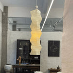Charger l'image dans la visionneuse de galerie, Textured Washi Paper Swag Pendant Light