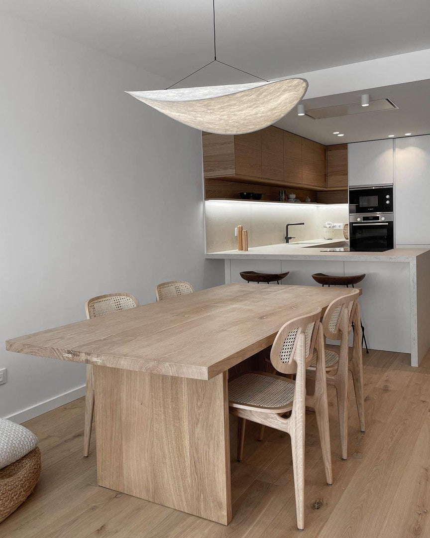 Cloudlike Mulberry Silk Plug-In Pendant Light