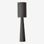 Charger l'image dans la visionneuse de galerie, Gray Striped Fabric Floor Lamp