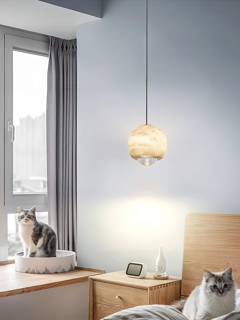 Ferox Alabaster Pendant Light