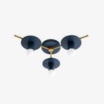 Cargar imagen en el visor de la Galería, Radiro Globe Colorful Ceiling Light-3 Light Minimalist Fixture
