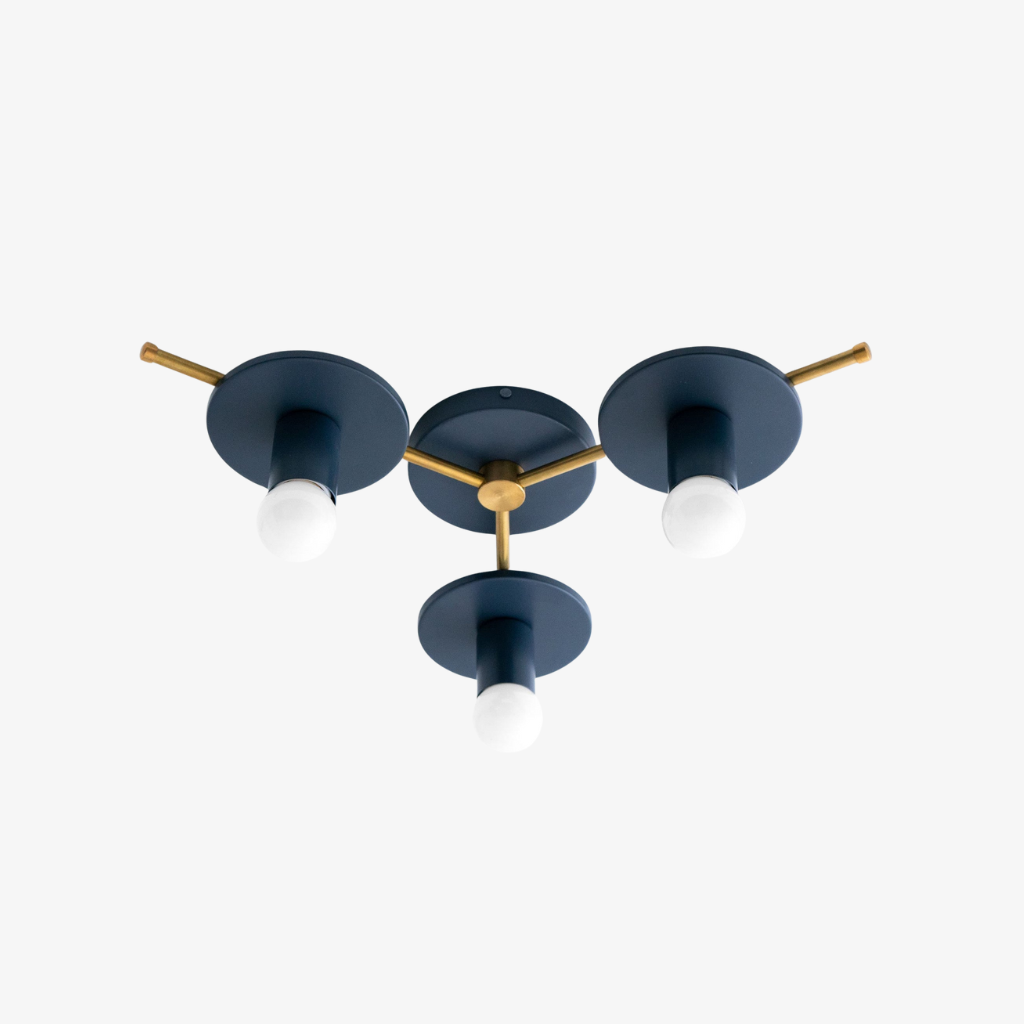Radiro Globe Colorful Ceiling Light-3 Light Minimalist Fixture