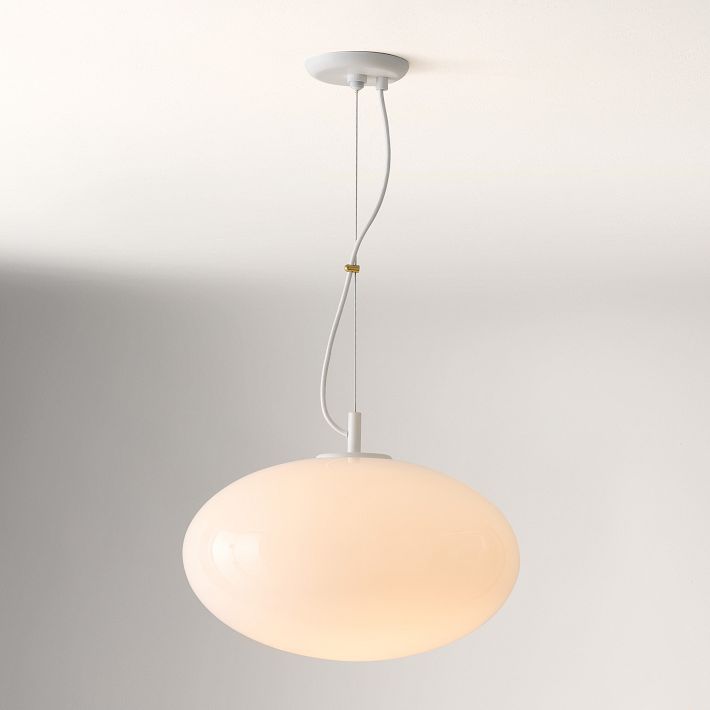 Lámpara colgante minimalista de cristal Lumivelle: diseño regulable en altura